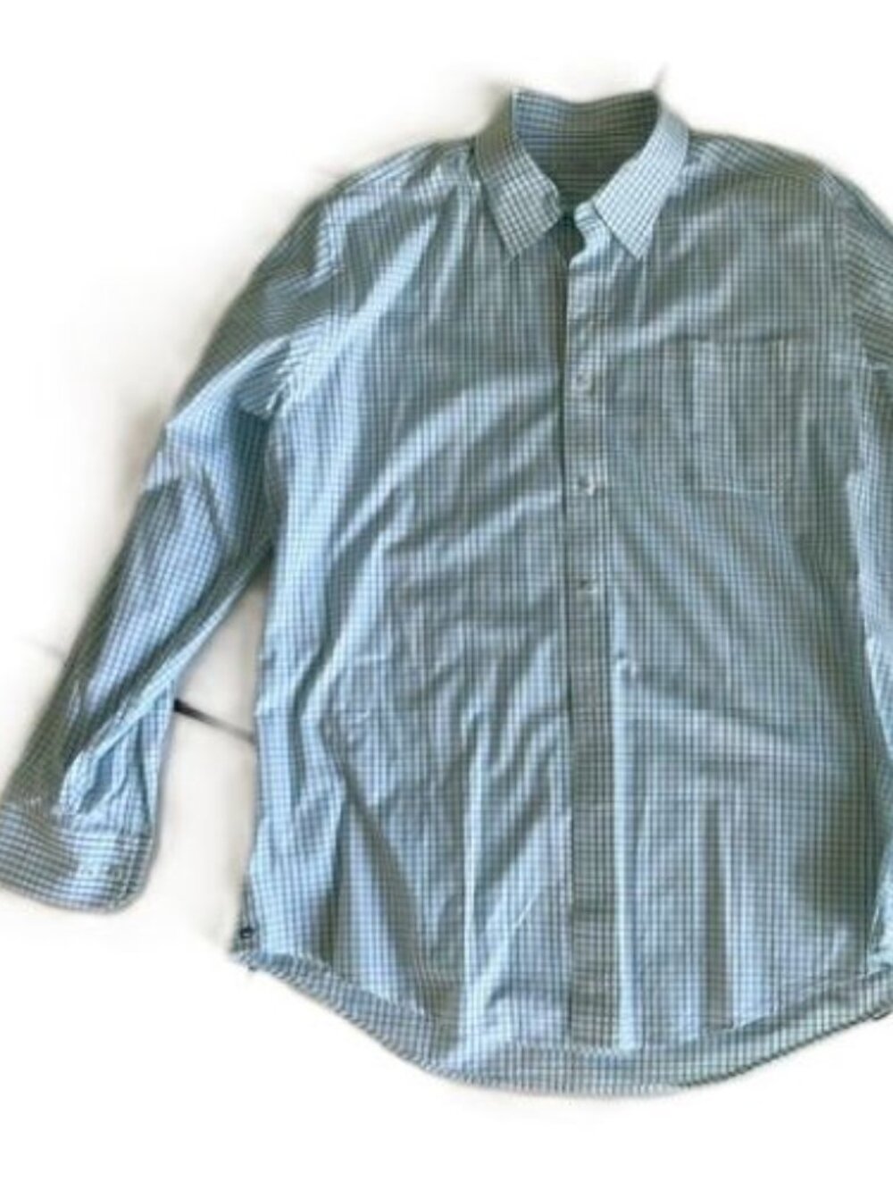 Men's Teal Check Southern Tide Dress Shirt